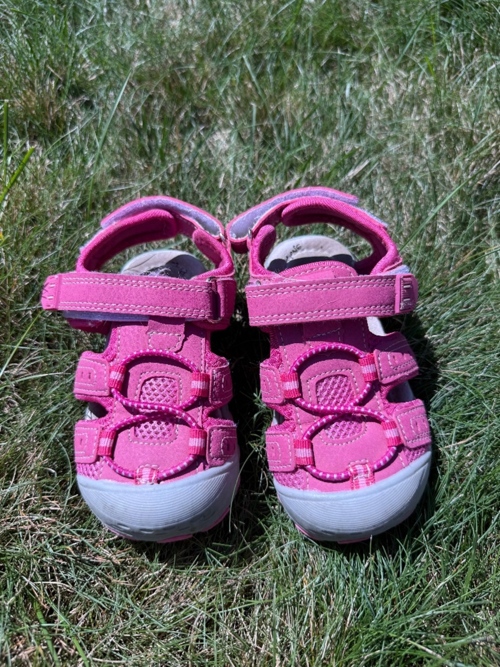 Aharnie Pink Toddler Girl Sandals EU 25 / US 9